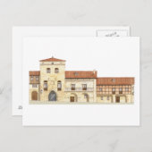 Traditionele huizen. Santillana del Mar Briefkaart (Voorkant / Achterkant)