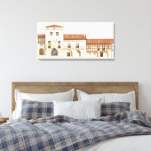 Traditionele huizen. Santillana del Mar Canvas Afdruk (Insitu (Slaapkamer))