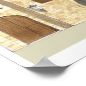 Traditionele huizen. Santillana del Mar Poster (Hoek)