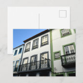 Traditionele huizen: Terceira, Azoren Briefkaart (Voorkant / Achterkant)