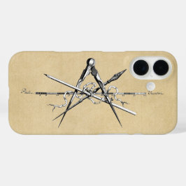 Traditionele hulpmiddelen voor het maken van archi iPhone 16 hoesje