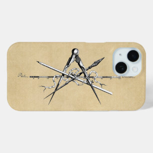 Traditionele hulpmiddelen voor het maken van archi iPhone 15 case
