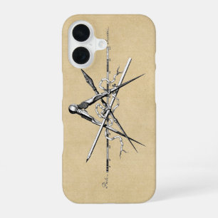 Traditionele hulpmiddelen voor het maken van archi iPhone 16 hoesje