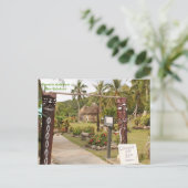 Traditionele Hutten, Lifou Eiland, Nieuw-Caledonië Briefkaart (Staand voorkant)