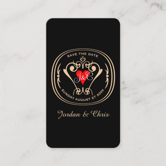 Traditionele Huwelijksgeloften Enclosure Kaart (Voorkant)