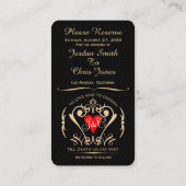 Traditionele Huwelijksgeloften Enclosure Kaart (Achterkant)