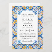 Traditionele huwelijksuitnodigingen van Ndebele Kaart (Voorkant / Achterkant)