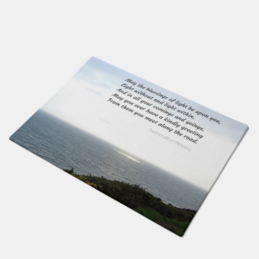 Traditionele Ierse "Blessing Doormat" Deurmat (Schuin)