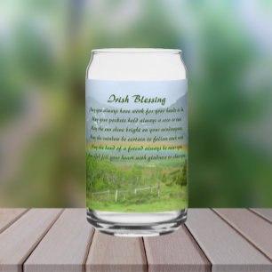 Traditionele Ierse Blessing Valley Regenboog Blikvorm Glas