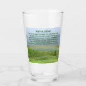 Traditionele Ierse Blessing Valley Regenboog Glas (Voorkant)