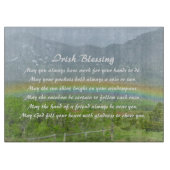 Traditionele Ierse Blessing Valley Regenboog Snijplank (Voorkant)