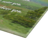 Traditionele Ierse Blessing Valley Regenboog Snijplank (Hoek)