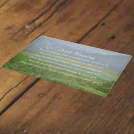 Traditionele Ierse Blessing Valley Regenboog Snijplank