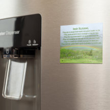 Traditionele Ierse Blessing Valley regenboogmagnee