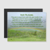 Traditionele Ierse Blessing Valley regenboogmagnee (Voorkant / Achterkant)