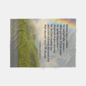 Traditionele Ierse zegelbank Fleece Deken (Voorkant (Horizontaal))