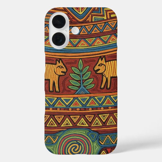 TRADITIONELE IGOROT-KUNSTONTWERP Case-Mate iPhone CASE (Achterkant)