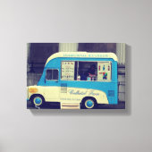 Traditionele  ijskauwtruck canvas afdruk (Voorkant)
