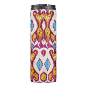 Traditionele ikatstof naadloos patroon thermosbeker (Achterkant)