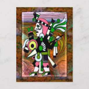 Traditionele Inca Folk Art Briefkaart