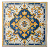 Traditionele India Traditionele Sierkunst 1 Tegeltje (Voorkant)