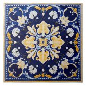 Traditionele India Traditionele Sierkunst 2 Tegeltje (Voorkant)