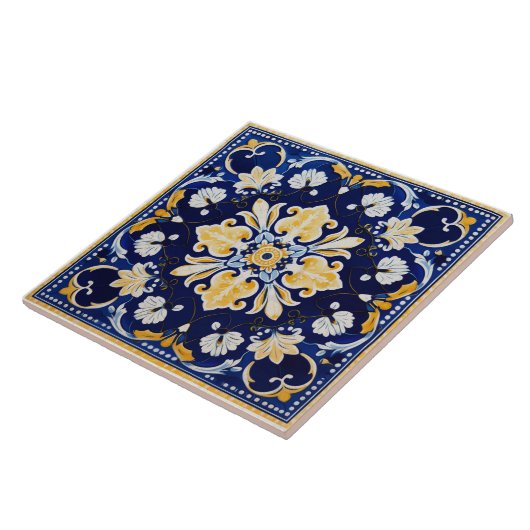 Traditionele India Traditionele Sierkunst 2 Tegeltje (Zijkant)