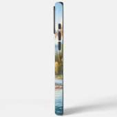 Traditionele Indiaanse tipi Natuur scène Digi Case-Mate iPhone Case (Achterkant / Links)