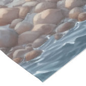 Traditionele Indiaanse tipi Natuur scène Digi Tafelkleed (Gekanteld)