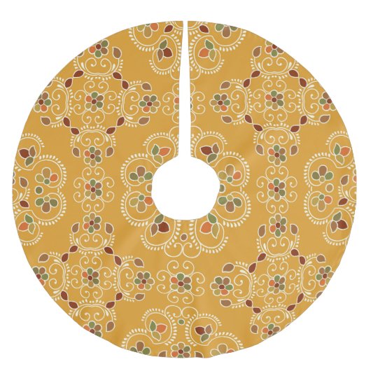 Traditionele Indiase damast, naadloos patroon. Kerstboom Rok (Voorkant)