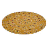 Traditionele Indiase damast, naadloos patroon. Snijplank (Hoek)