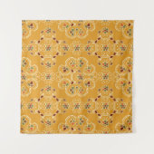 Traditionele Indiase damast, naadloos patroon. Wandkleed (Voorkant (horizontaal))