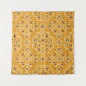 Traditionele Indiase damast, naadloos patroon. Wandkleed (Voorkant)