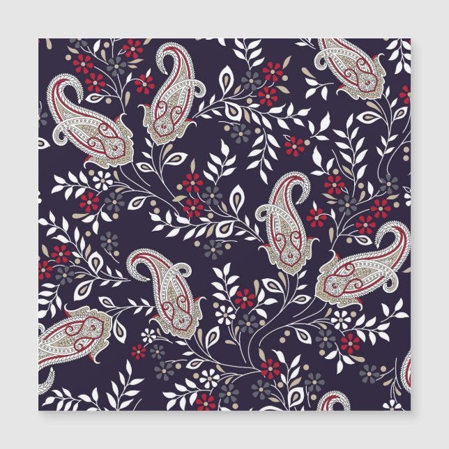 Traditionele Indiase paisley, naadloos patroon. (Voorkant)