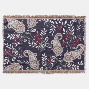 Traditionele Indiase paisley, naadloos patroon. Deken