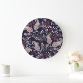 Traditionele Indiase paisley, naadloos patroon. Grote Klok (Huis)