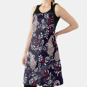 Traditionele Indiase paisley, naadloos patroon. Schort (Insitu)