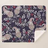 Traditionele Indiase paisley, naadloos patroon. Sherpa Deken (Voorkant (horizontaal))