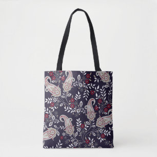 Traditionele Indiase paisley, naadloos patroon. Tote Bag