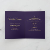 Traditionele Indische koninklijke blauwe gouden br Kaart (Binnen)