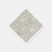 Traditionele ingetogen formele witte damast servetten (Hoek)