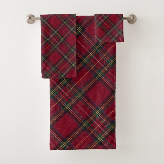 Traditionele Inverness Schotse Tartan Bad Handdoek (Insitu)