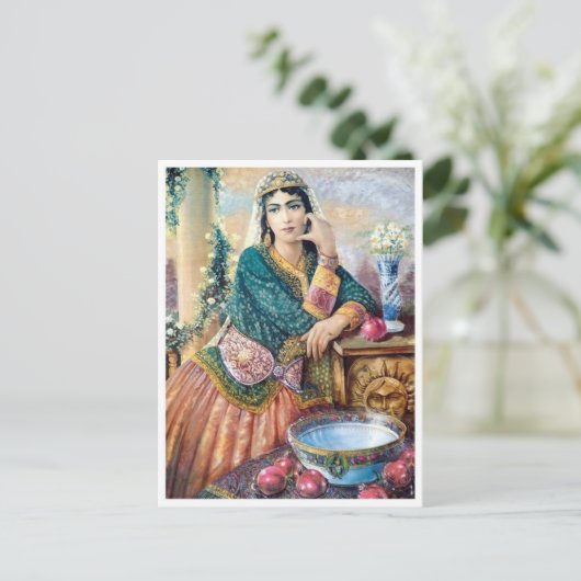 Traditionele Iraanse kleding Briefkaart (Staand voorkant)