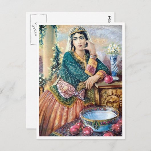 Traditionele Iraanse kleding Briefkaart (Voorkant / Achterkant)