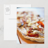 Traditionele Italiaanse pizza Briefkaart (Voorkant / Achterkant)