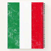 Traditionele Italiaanse vlag Recipe Cookbook Notitieboek (Achterkant)