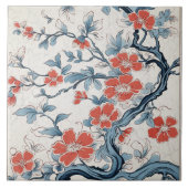 Traditionele Japan Kutani sierkunst 14 Tegeltje (Voorkant)