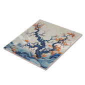 Traditionele Japan Kutani sierkunst 18 Tegeltje (Zijkant)