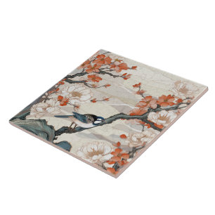 Traditionele Japan Kutani sierkunst 1 Tegeltje