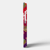 Traditionele Japanse Asanoha-afdrukken rood en Paa Case-Mate iPhone Case (Achterkant / Links)